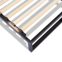 OLYMPE LITERIE | Sommier à Lattes En Métal PANDORE 160x200 Cm | Coloris Noir | Livré En Kit -Sominova Soldes Boutique sommier 12674101