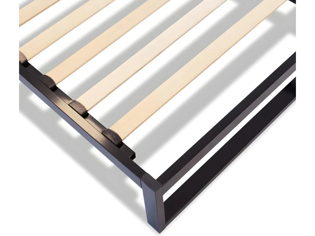 OLYMPE LITERIE | Sommier à Lattes En Métal PANDORE 140x190 Cm | Coloris Noir | Livré En Kit 5 OLYMPE LITERIE | Sommier à Lattes En Métal PANDORE 140x190 Cm | Coloris Noir | Livré En Kit – Image 3