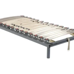 Sommier De Relaxation Manuel Monté Sur Tenons, 3 Plans De Couchage, Fermeté Réglable Par Curseurs - 70 X 190 Cm - RUOTI De DREAMEA -Sominova Soldes Boutique sommier 12727