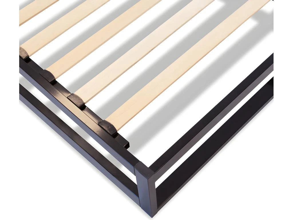 OLYMPE LITERIE | Sommier à Lattes En Métal LEONIDAS 160x200 Cm | Coloris Noir | Livré En Kit 5 OLYMPE LITERIE | Sommier à Lattes En Métal LEONIDAS 160x200 Cm | Coloris Noir | Livré En Kit – Image 3