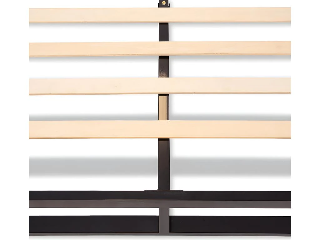 OLYMPE LITERIE | Sommier à Lattes En Métal LEONIDAS 160x200 Cm | Coloris Noir | Livré En Kit 6 OLYMPE LITERIE | Sommier à Lattes En Métal LEONIDAS 160x200 Cm | Coloris Noir | Livré En Kit – Image 4