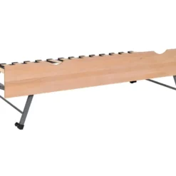 Sommier Gigogne Avec Façade Kala Bois Naturel 90x190 Cm