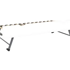 Sommier Gigogne Avec Façade Kala Blanc 90x190 Cm