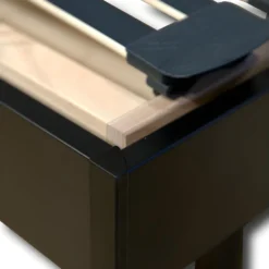 Sommier électrique De Relaxation Lattes Multiplis - 5 Plans - Fermeté Réglable - 80 X 200 Cm - Noir - FENRIR De DREAMEA -Sominova Soldes Boutique sommier 160961