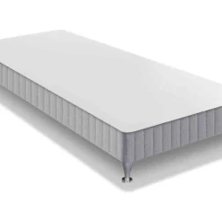 Sommier Simmons à Lattes Recouvertes D35V 90x190 + Pieds