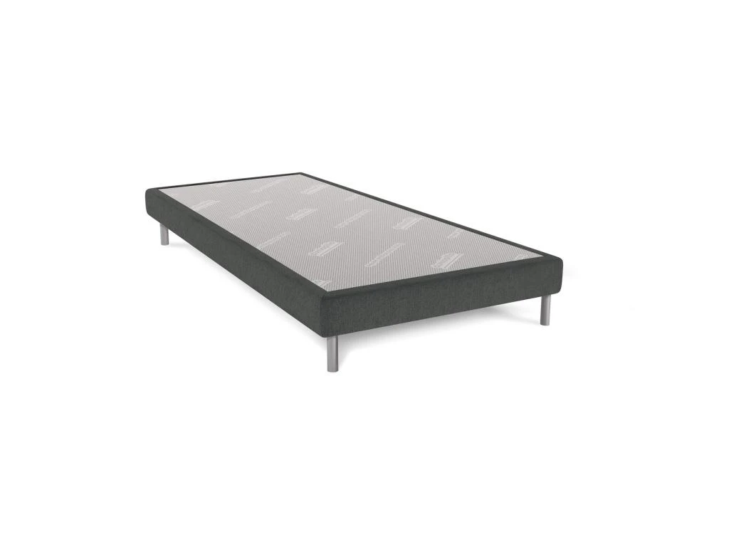 Sommier Dunlopillo Bellini Anthracite 15 Cm Avec Pieds 90x190 3 Sommier Dunlopillo Bellini Anthracite 15 Cm Avec Pieds 90x190