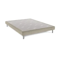 Sommier Dunlopillo Bellini Beige 15 Cm Avec Pieds 140x190