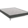 Sommier Dunlopillo Bellini Anthracite 15 Cm Avec Pieds 140x190 -Sominova Soldes Boutique sommier 18316883