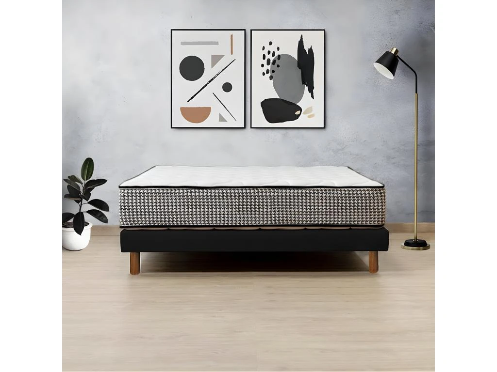 EASYDODO - Sommier Tapissier 11 Lattes 140x190cm + Pieds 15cm 4 EASYDODO - Sommier Tapissier 11 Lattes 140x190cm + Pieds 15cm – Image 2