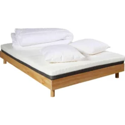 Sommier Kit En Bois Massif Naturel 140x190 -Sominova Soldes Boutique sommier 19455603