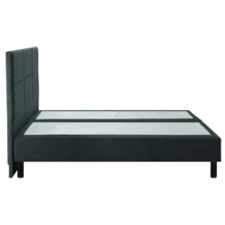 Ensemble Boxspring Sommier à Ressorts + Tête De Lit + Pieds Gris Chiné Epeda ENCHANTEUR 180X200 -Sominova Soldes Boutique sommier 19459643