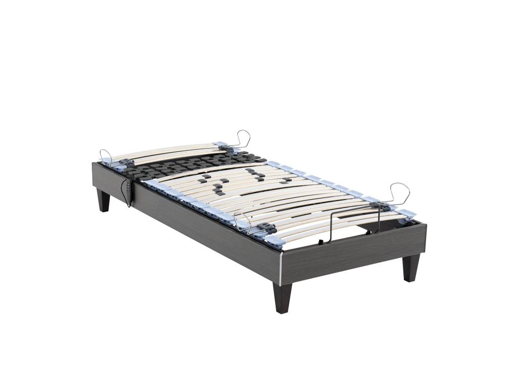 Sommier électrique Someo TPR 50 Décor Chêne Foncé 2x90x200 4 Sommier électrique Someo TPR 50 Décor Chêne Foncé 2x90x200 – Image 2