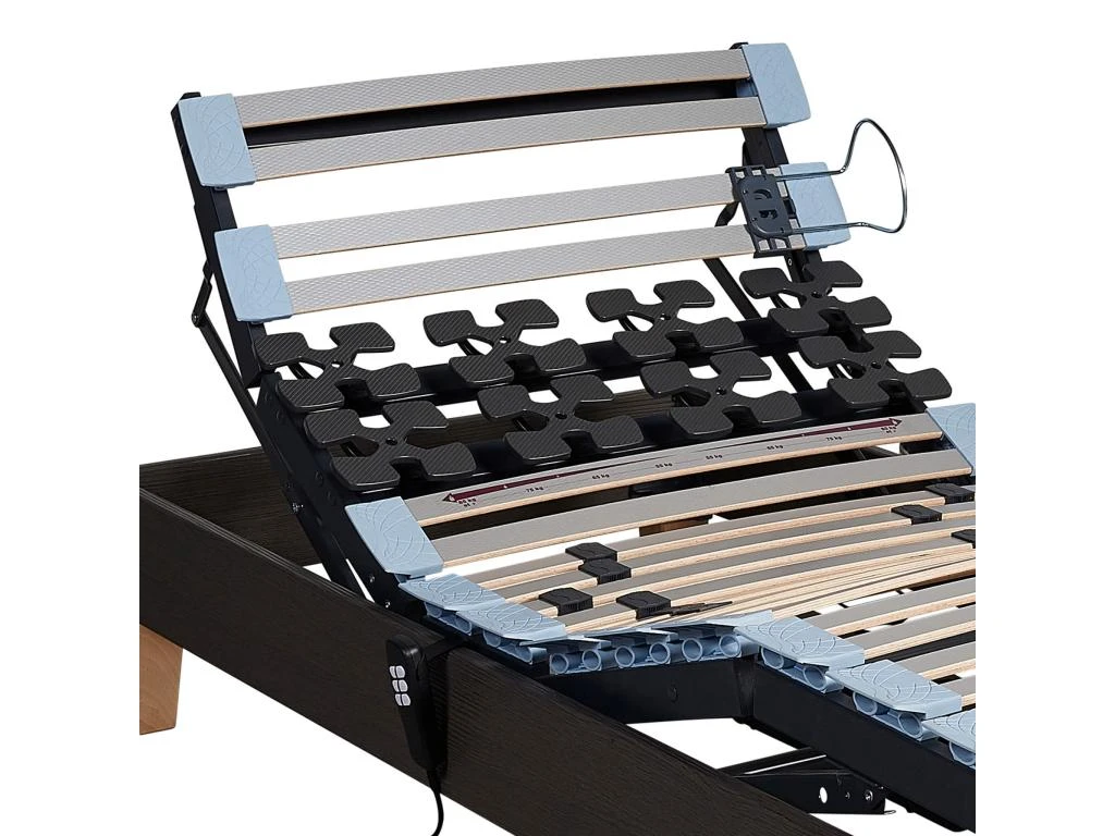 Sommier électrique Someo TPR 50 Décor Chêne Foncé 2x90x200 5 Sommier électrique Someo TPR 50 Décor Chêne Foncé 2x90x200 – Image 3