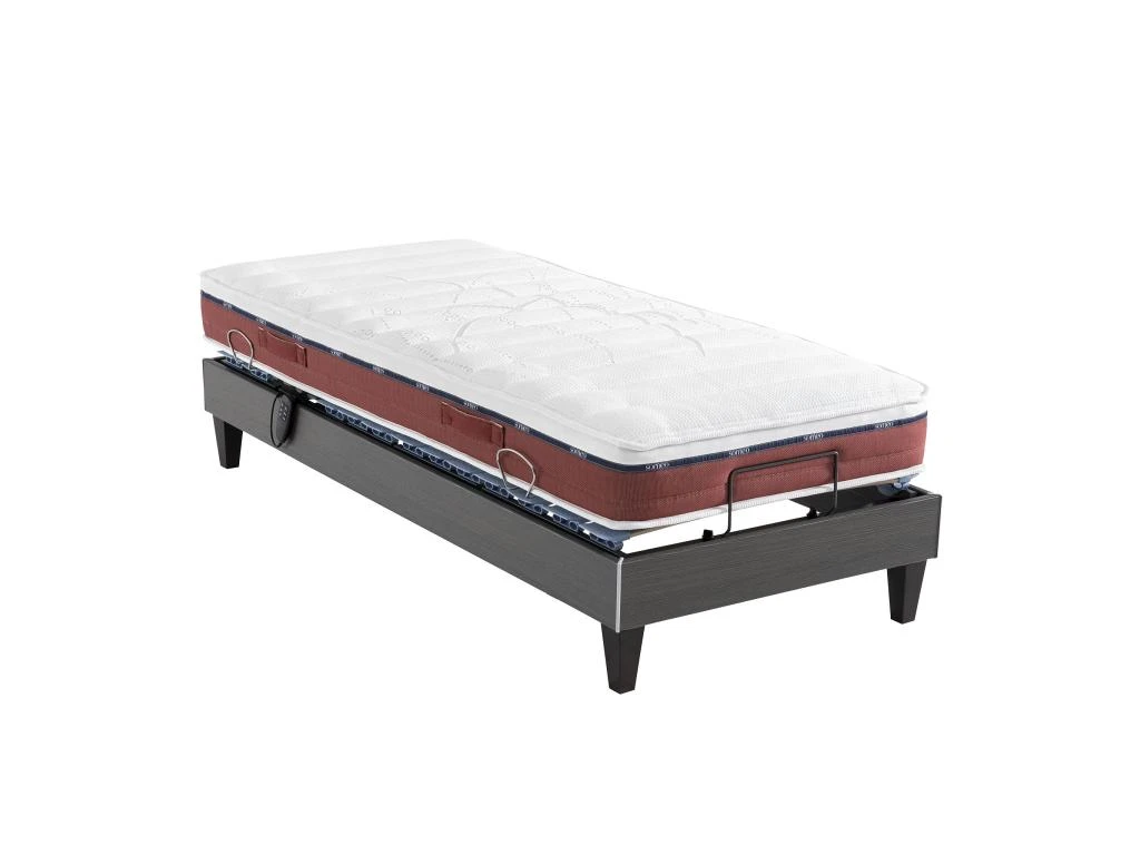 Sommier électrique Someo TPR 50 Décor Chêne Foncé 2x90x200 8 Sommier électrique Someo TPR 50 Décor Chêne Foncé 2x90x200 – Image 6