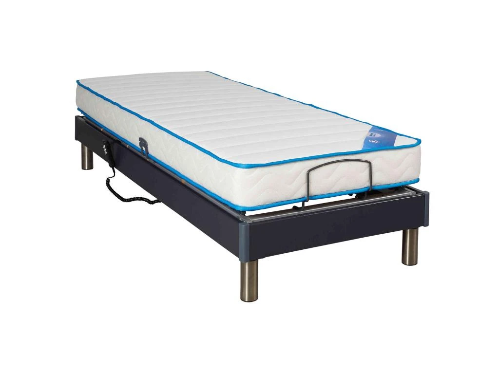 Sommier électrique De Relaxation Anthracite à Plots 90x200 7 Sommier électrique De Relaxation Anthracite à Plots 90x200 – Image 5