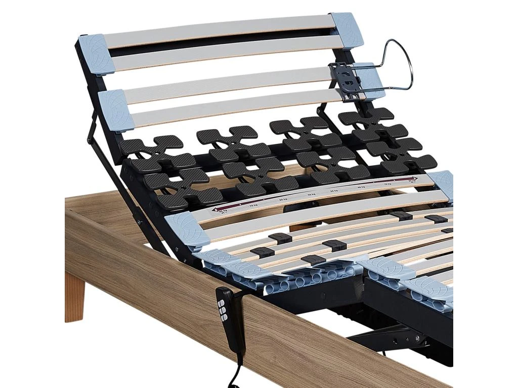 Sommier électrique Someo TPR 50 Décor Chêne Clair 2x90x200 5 Sommier électrique Someo TPR 50 Décor Chêne Clair 2x90x200 – Image 3