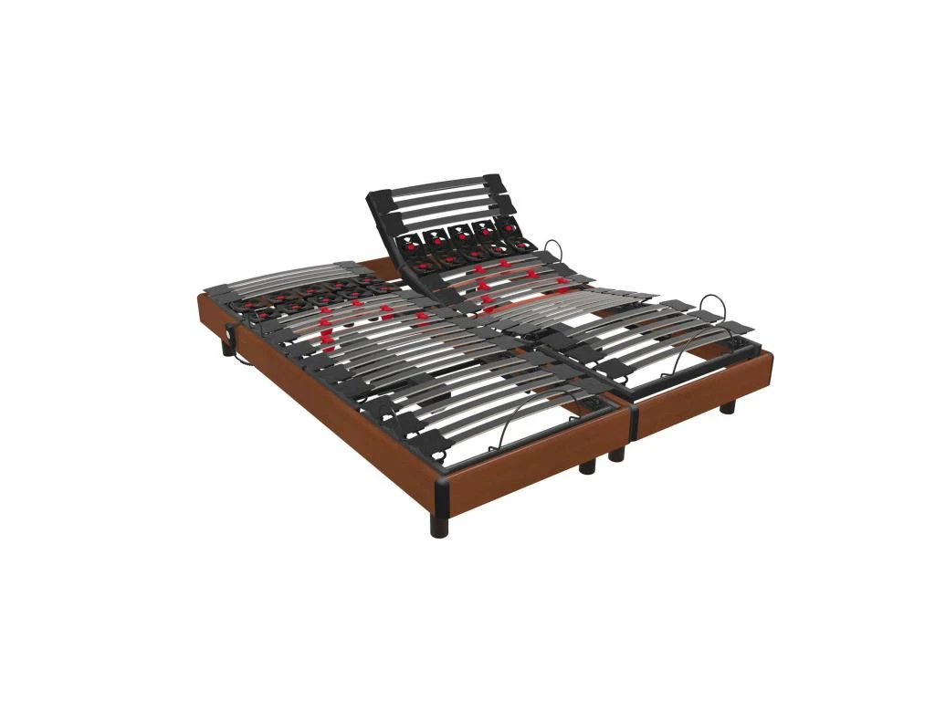 Sommier Relaxation Cerisier Bultex Pop Art Sigma 2x80x200 3 Sommier Relaxation Cerisier Bultex Pop Art Sigma 2x80x200