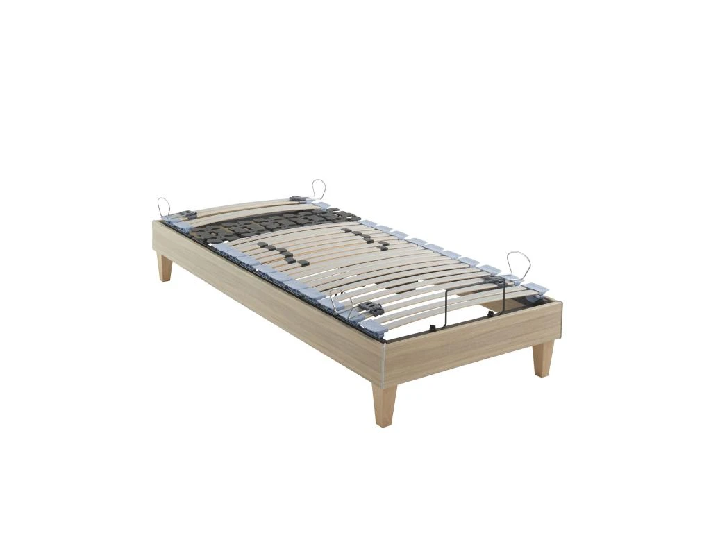 Sommier électrique Someo TPR 50 Décor Chêne Clair 2x90x190 4 Sommier électrique Someo TPR 50 Décor Chêne Clair 2x90x190 – Image 2