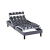 Sommier électrique De Relaxation Tout Plots Tissu Gris Clair 80x200 -Sominova Soldes Boutique sommier 19471533