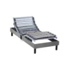 Sommier électrique De Relaxation Tout Lattes Tissu Gris Clair 80x200 -Sominova Soldes Boutique sommier 19478269