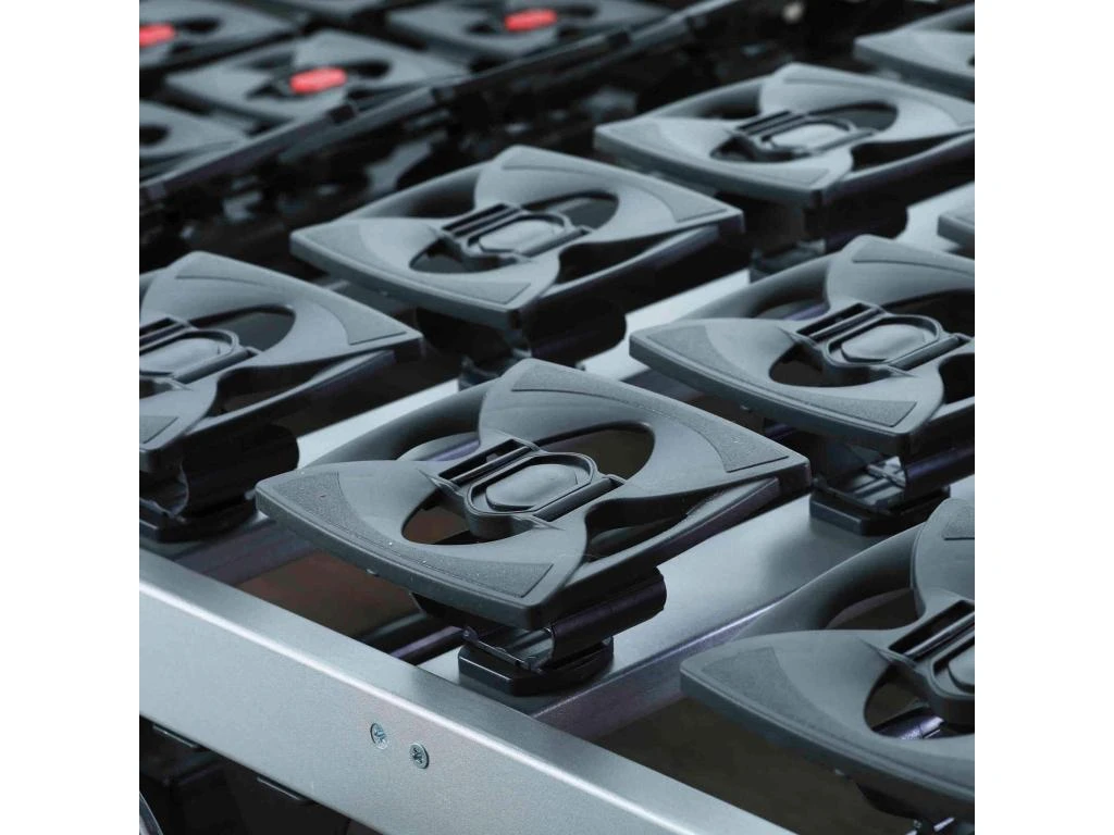 Sommier électrique De Relaxation Tout Plots Tissu Taupe 90x200 5 Sommier électrique De Relaxation Tout Plots Tissu Taupe 90x200 – Image 3