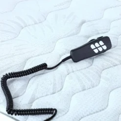 Sommier électrique De Relaxation Tout Lattes Tissu Anthracite 2x70x190 -Sominova Soldes Boutique sommier 19478339