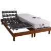 Lot 2 Sommiers Relaxation Electrique Tous Plots Avec Reglage Fermete Lombaire Dimensions - 2x90 X 200 Cm -Sominova Soldes Boutique sommier 19841119