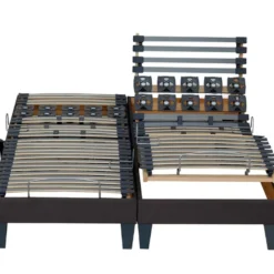 Lot De Sommiers Lattes Plus Plots Gris Anthracite Dimensions - 2x80 X 200 Cm -Sominova Soldes Boutique sommier 19841171