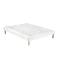 Sommier Tapissier Merinos Confort Morphologique + Pieds 90x200