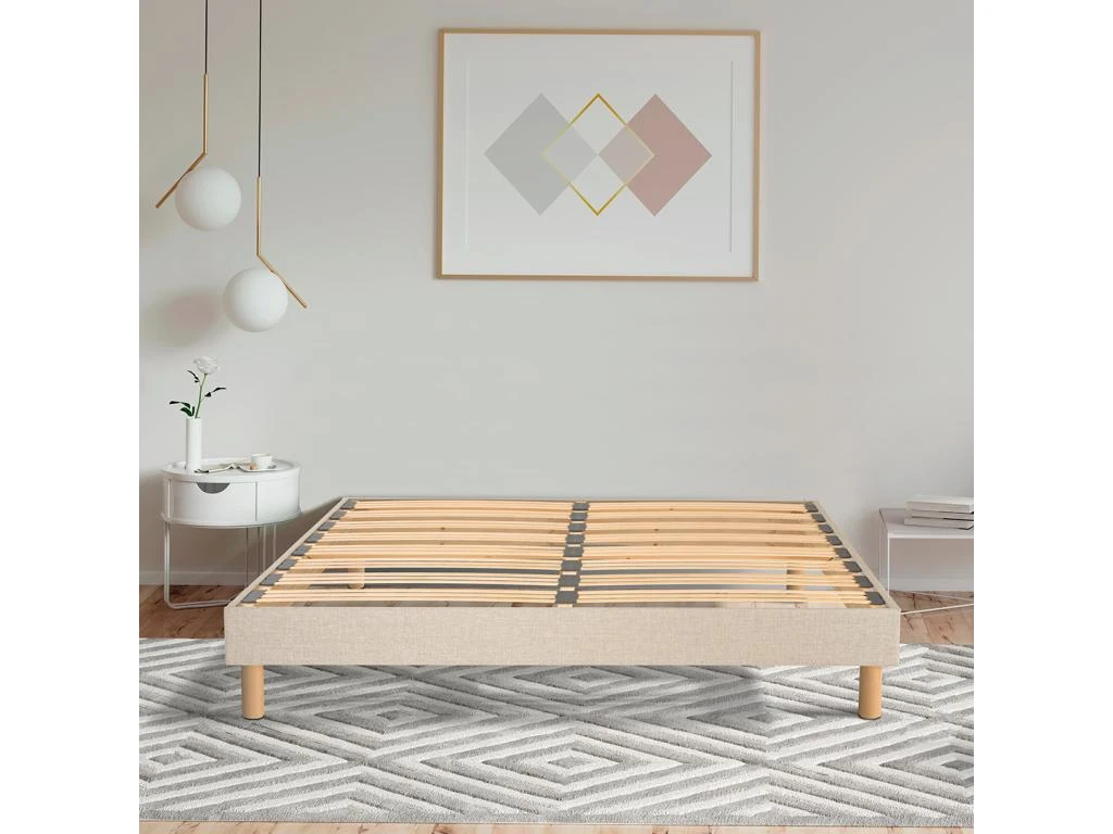 NUIT DE COTON | Sommier à Lattes En Bois LINO 160x200 Cm | Coloris Beige | Livré En Kit 4 NUIT DE COTON | Sommier à Lattes En Bois LINO 160x200 Cm | Coloris Beige | Livré En Kit – Image 2