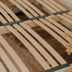 NUIT DE COTON | Sommier à Lattes En Bois LINO 140x190 Cm | Coloris Beige | Livré En Kit -Sominova Soldes Boutique sommier 20908855