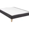 Sommier Déco Someo Gris Charcoal 90x200