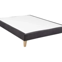 Sommier Déco Someo Gris Charcoal 90x200