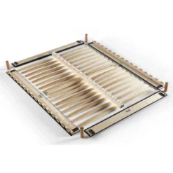 Sommier En Kit Enduit Taupe à Lattes Merinos 140x190 -Sominova Soldes Boutique sommier 22465847