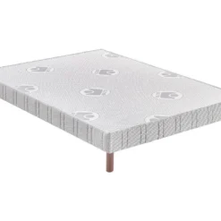 Sommier Bultex Confort Ferme 14 Cm + Pieds 2x80x200