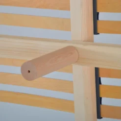 OLYMPE LITERIE | Sommier à Lattes En Bois KIT15 200x220 Cm | Coloris Gris Anthracite | Livré En Kit -Sominova Soldes Boutique sommier 22723285