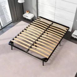 OLYMPE LITERIE | Sommier à Lattes En Métal SOMKIT 90x190 Cm | Coloris Noir | Livré En Kit -Sominova Soldes Boutique sommier 22723339