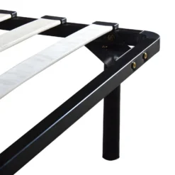 OLYMPE LITERIE | Sommier à Lattes En Métal SOMKIT 90x200 Cm | Coloris Noir | Livré En Kit -Sominova Soldes Boutique sommier 22723365