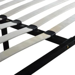 OLYMPE LITERIE | Sommier à Lattes En Métal SOMKIT 140x190 Cm | Coloris Noir | Livré En Kit -Sominova Soldes Boutique sommier 22723379