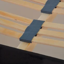 OLYMPE LITERIE | Sommier à Lattes En Bois KIT15 180x200 Cm | Coloris Gris Anthracite | Livré En Kit -Sominova Soldes Boutique sommier 22723389