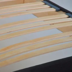 OLYMPE LITERIE | Sommier à Lattes En Bois KIT15 140x200 Cm | Coloris Gris Anthracite | Livré En Kit -Sominova Soldes Boutique sommier 22723397