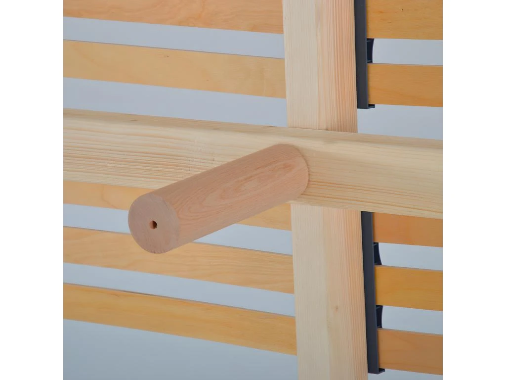 OLYMPE LITERIE | Sommier à Lattes En Bois KIT15 160x200 Cm | Coloris Gris Anthracite | Livré En Kit 7 OLYMPE LITERIE | Sommier à Lattes En Bois KIT15 160x200 Cm | Coloris Gris Anthracite | Livré En Kit – Image 5