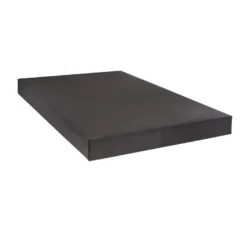 BELLECOUR LITERIE | Sommier Tapissier CONSTANTINE 140x200 Cm | Epaisseur 18 Cm | Gris Anthracite (pieds Non Inclus)