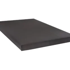 BELLECOUR LITERIE | Sommier Tapissier CAPUCINE 140x190 Cm | Epaisseur 13 Cm | Gris Anthracite (pieds Non Inclus)