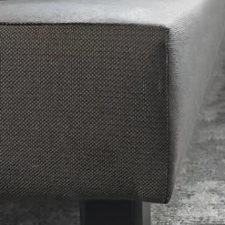 BELLECOUR LITERIE | Sommier Tapissier CAPUCINE 140x190 Cm | Epaisseur 13 Cm | Gris Anthracite (pieds Non Inclus) -Sominova Soldes Boutique sommier 22723629