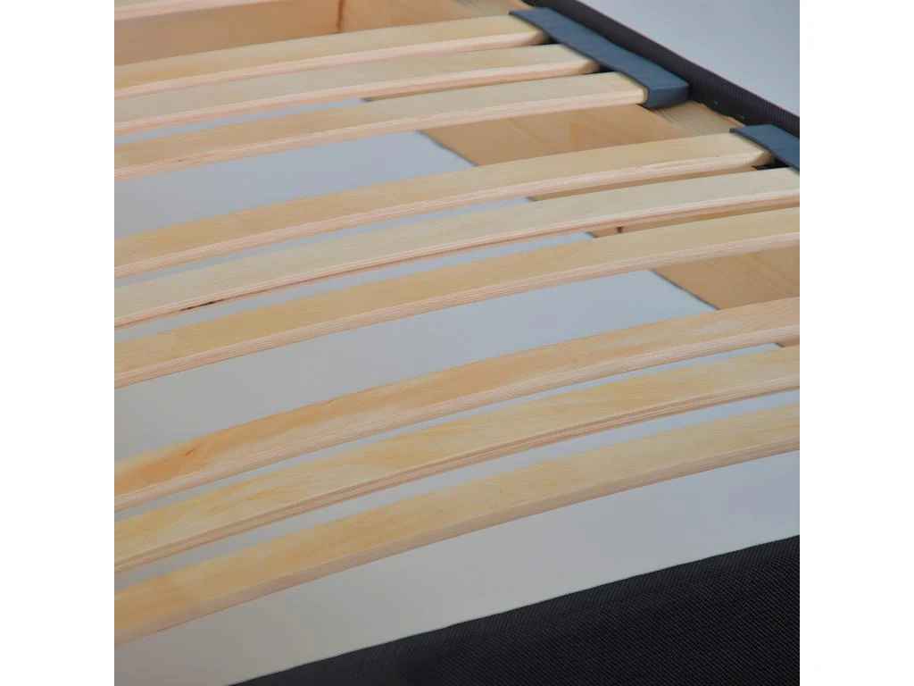 OLYMPE LITERIE | Sommier à Lattes En Bois KIT15 2x120x220 Cm | Coloris Gris Anthracite | Livré En Kit 4 OLYMPE LITERIE | Sommier à Lattes En Bois KIT15 2x120x220 Cm | Coloris Gris Anthracite | Livré En Kit – Image 2