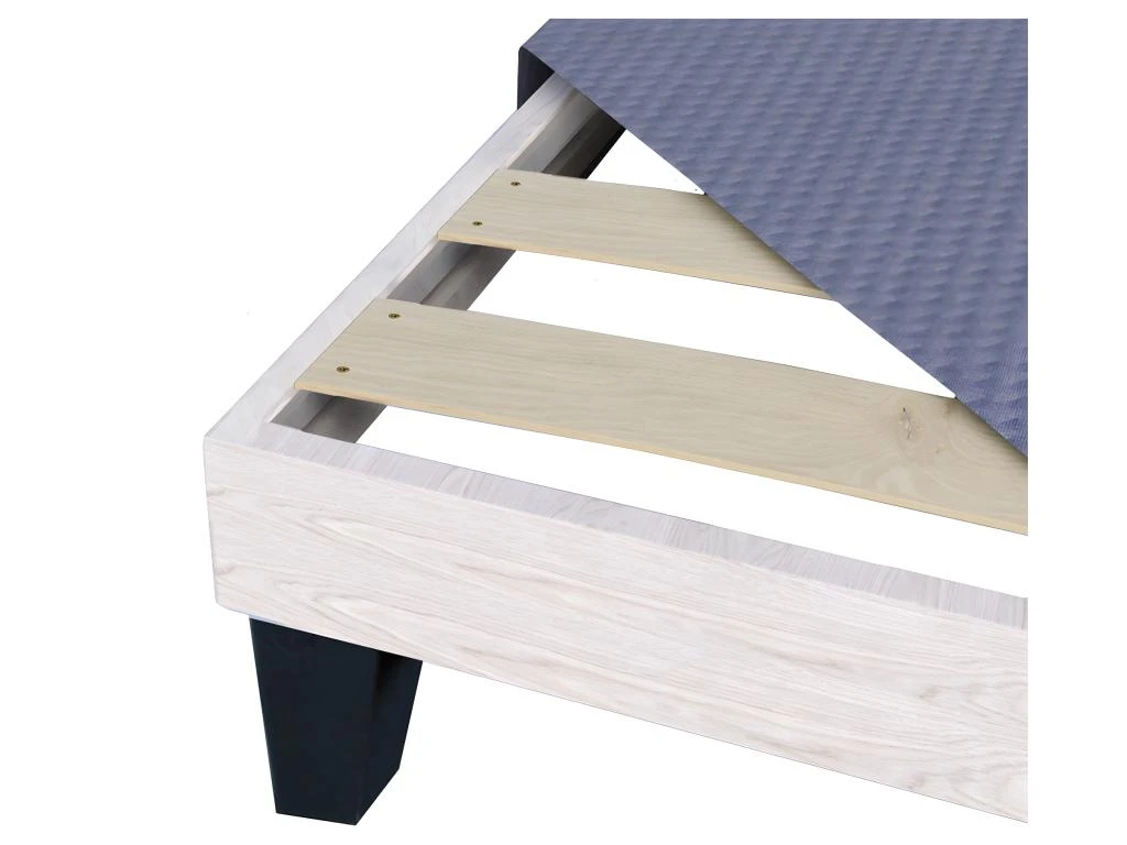 OLYMPE LITERIE | Sommier En Bois TAPISSIER KIT 90x190 Cm | Coloris Gris Ciment | Livré En Kit 7 OLYMPE LITERIE | Sommier En Bois TAPISSIER KIT 90x190 Cm | Coloris Gris Ciment | Livré En Kit – Image 5