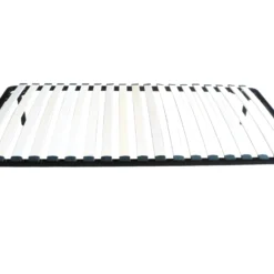 Sommier Cadre à Lattes à Monter 90 X 190 Cm - 19 Lattes - Avec Pied - Noir - KALISTA De DREAMEA 5 Sommier Cadre à Lattes à Monter 90 X 190 Cm - 19 Lattes - Avec Pied - Noir - KALISTA De DREAMEA -Sominova Soldes Boutique sommier 259799