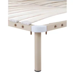 Sommier Cadre à Lattes à Monter 160 X 200 Cm - 2x19 Lattes Avec Pied - Beige - KALISTA De DREAMEA -Sominova Soldes Boutique sommier 267121