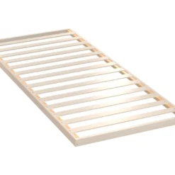 Sommier Cadre à Lattes Encastrable 120 X 190 Cm 14 Lattes Multiplis En Bois De Bouleau - COSPER
